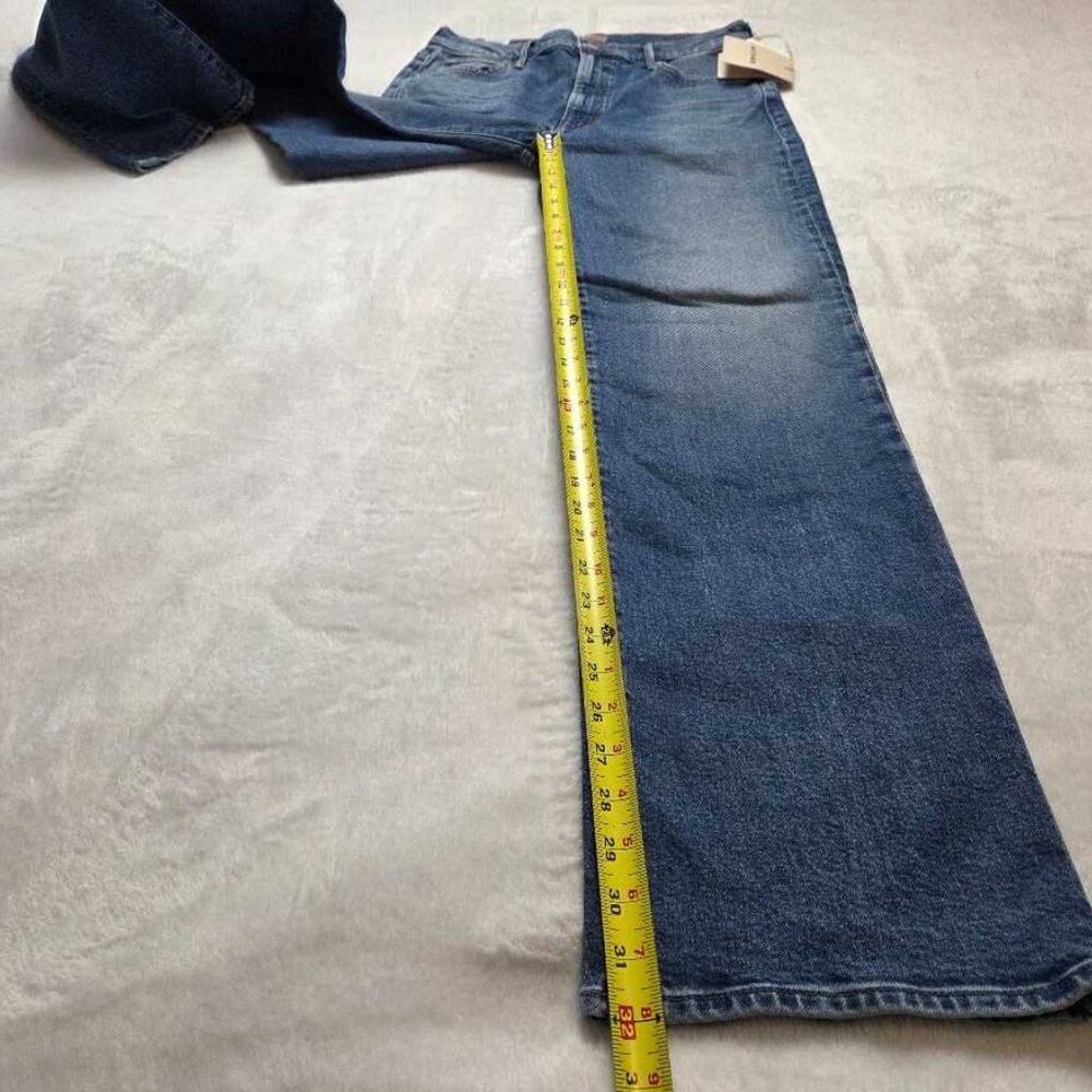 New 30 MOTHER x Anthropologie The Kick It high-rise jeans in Tequila Sunrise - Picture 7 of 12